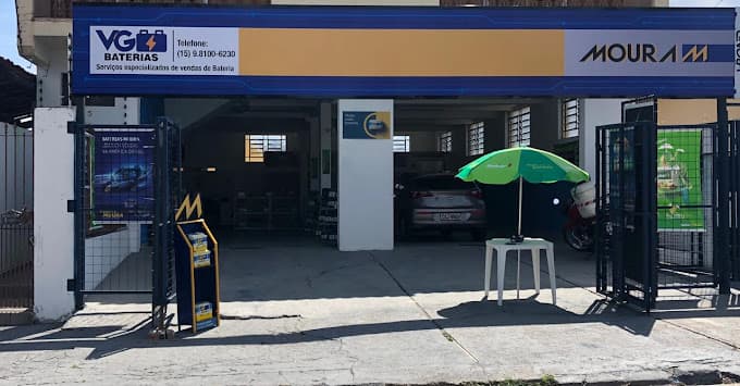 Fachada da loja VG Baterias